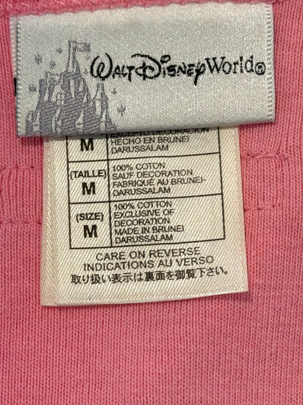 Walt Disney World Womens Mickey Mouse Tank Top Pink Size Medium NWOT - Picture 4 of 5
